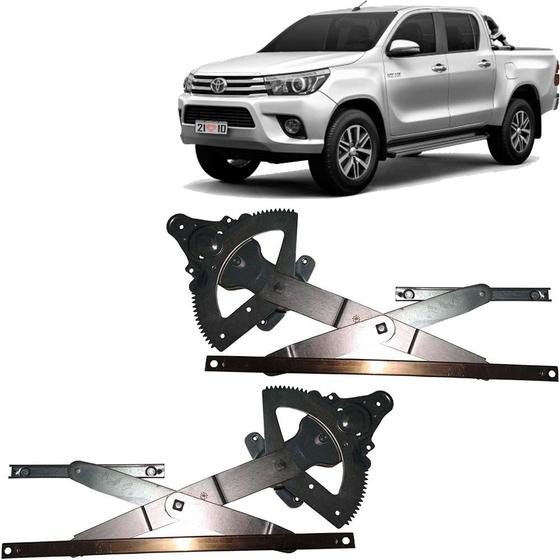 Imagem de Par Maquina De Vidro ElÉTrica Hilux 16 A 18 2p/4p Dianteira