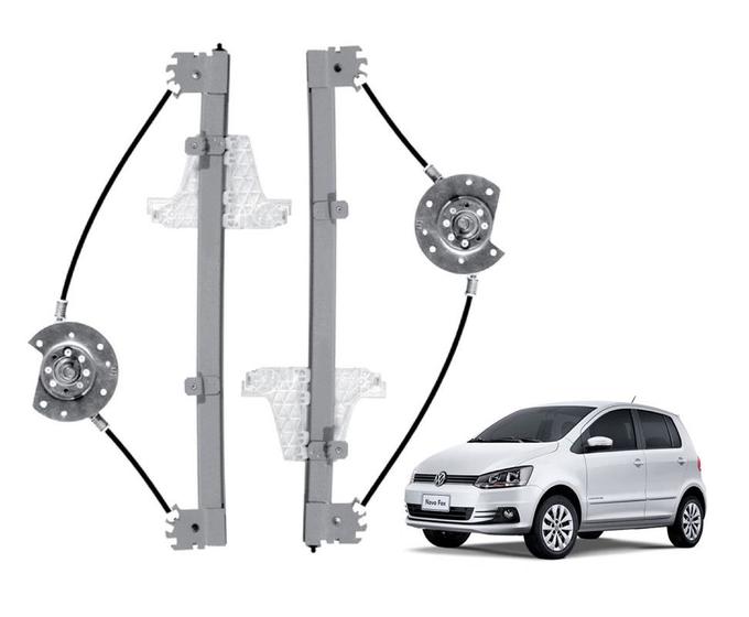 Imagem de Par Maquina Vidro Manual SpaceFox 2012 2013 2014 Dianteira