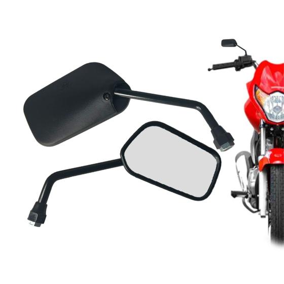 Imagem de Par Mini Espelho Retorvisor Honda Titan 150