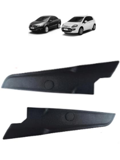 Imagem de Par Moldura Acabamento ParaBrisa Interna Punto e Linea