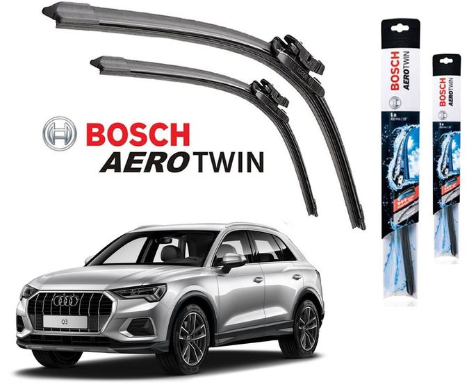 Par Palheta do Limpador de Parabrisa Bosch Aero Twin AUDI Q3 2012 2013 2014 2015 2016 2017 2018 2019 Menor preço em Par Palheta do Limpador de Parabrisa Bosch Aero Twin AUDI Q3 2012 2013 2014 2015 2016 2017 2018 2019