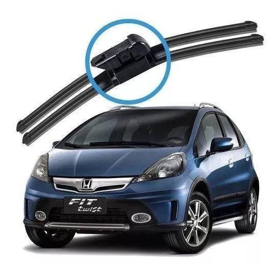 Imagem de Par Palheta Limpador Parabrisa Honda Fit 2015 Em Diante