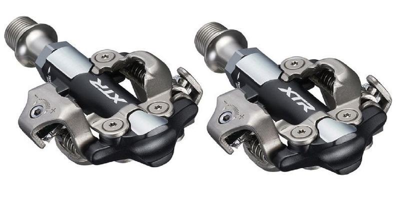 Imagem de Par Pedal Clip Shimano Deore Xtr M9100 Preto C/ Tacos Sh51