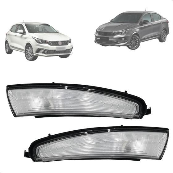 Imagem de Par Pisca Retrovisor Fiat Argo Cronos Strada 2021 2022 2023