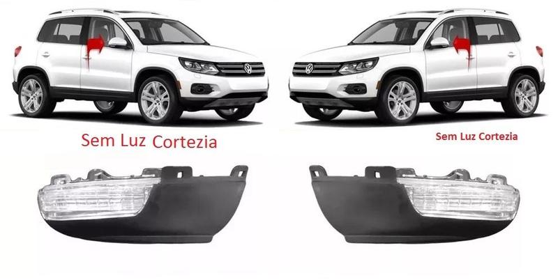 Imagem de Par Pisca Retrovisor Tiguan 2009 a 2017 Sem Luz Cortesia