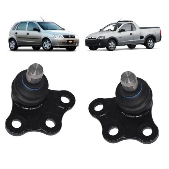 Imagem de Par Pivô Da Suspensão Dianteiro Nakata Chevrolet Montana 2004 A 2010