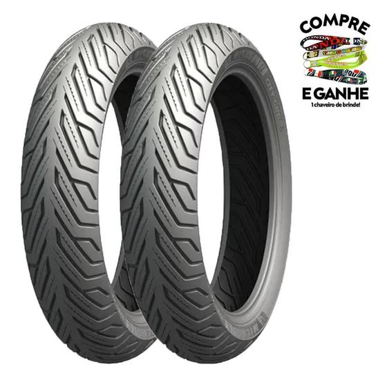 Imagem de Par Pneu 110-70-13 + 130-70-13 S/ Câmara Michelin