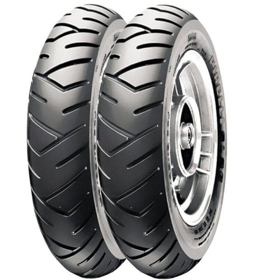 Imagem de Par Pneu Honda Lead 110 Elite 125 90/90-12 + 100/90-10 Tl Sl26 Pirelli 