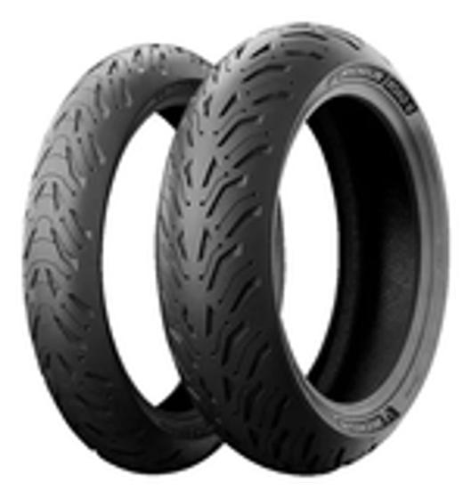 Imagem de Par Pneu Michelin Road 6 120/70 Zr17 + 180/55 Zr17 Mt07 Mt09