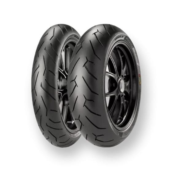 Par Pneu moto Pirelli Diablo Rosso Ii 120/70r17 + 180/55r17 Menor preço em Par Pneu moto Pirelli Diablo Rosso Ii 120/70r17 + 180/55r17