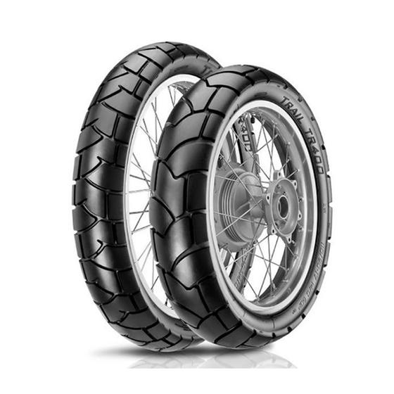Par Pneu Moto Vipal 90/90-19 e 110/90-17 TR400 NXR Bros XRE XTZ Crosser Menor preço em Par Pneu Moto Vipal 90/90-19 e 110/90-17 TR400 NXR Bros XRE XTZ Crosser