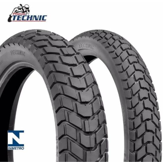 Imagem de Par Pneu Xlr Xtz Dt 180 Xt 110/80-18 E 90/90-21 Technic T&c/