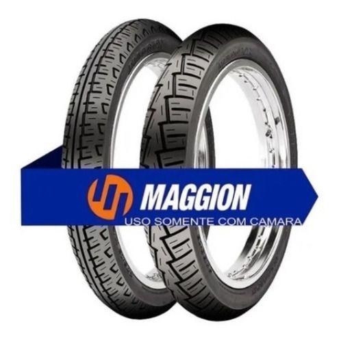 Par Pneus Dianteiro e Traseiro Maggion 100/90-18 + 275-18 Winner Com Camara Cg/titan/ybr/Fan Menor preço em Par Pneus Dianteiro e Traseiro Maggion 100/90-18 + 275-18 Winner Com Camara Cg/titan/ybr/Fan
