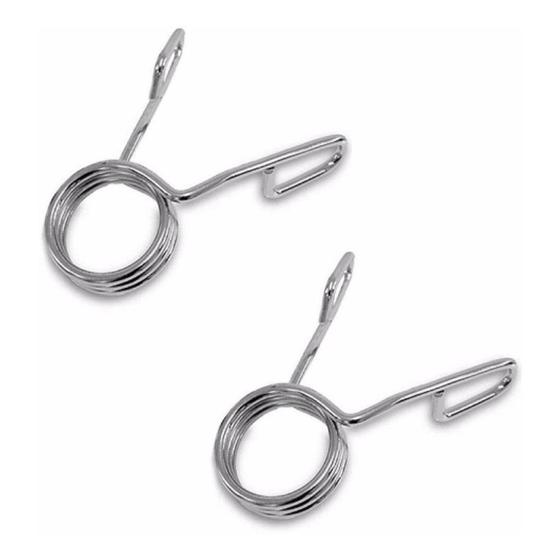 Par Presilhas Barra Grampo Halter 3 Voltas 25.40 Mm Menor preço em Par Presilhas Barra Grampo Halter 3 Voltas 25.40 Mm