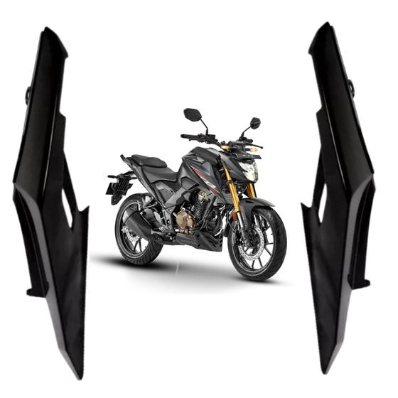 Imagem de Par Rabeta Lateral Traseira Preto Brilho Cb300f Twister 2023 2024 2025