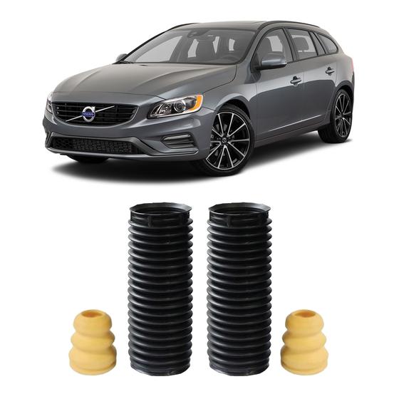 Imagem de Par Reparo Batente Dianteiro Volvo V60 2012 2013 2014 2015