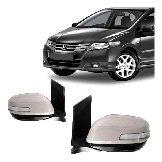 Imagem de Par Retrovisor Com Pisca Honda City 2009 10 11 12 13 14