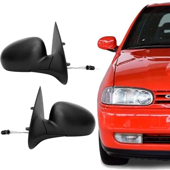 Imagem de Par Retrovisor Externo com Controle Gol Parati G2 95 a 00 2p