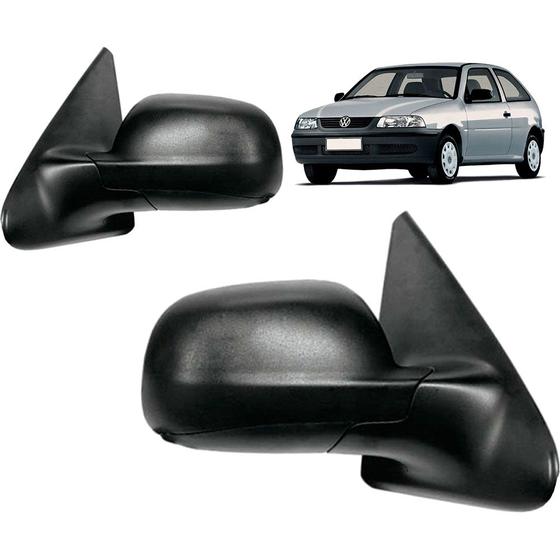 Imagem de Par Retrovisor Externo Gol G3 City 00/07 com Controle Le + Ld 2p
