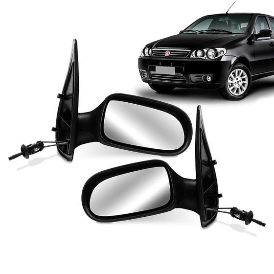 Imagem de Par Retrovisor Fiat Strada Palio 04 4 portas com controle