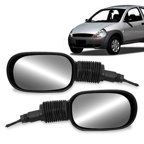 Imagem de Par Retrovisor Ford Ka 1997 a 2008 com controle
