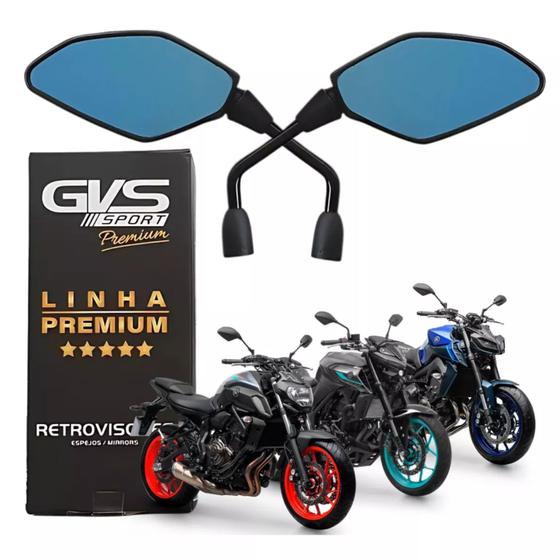 Imagem de Par Retrovisor Gvs Mt09 Tracer Convexo Giro 360 Mod Original