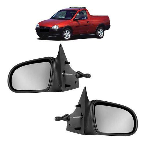 Imagem de PAR Retrovisor Pick-Up Corsa com Controle 93 94 95 96 97 98 99 2000 2001 2002