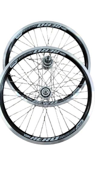 Par Rodas Aro 20 Bike Aero V-Brake Aluminio Rolamento Vzan Menor preço em Par Rodas Aro 20 Bike Aero V-Brake Aluminio Rolamento Vzan