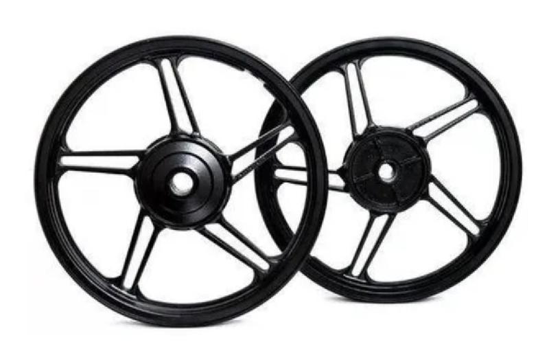 Par Rodas Liga Leve Cg Fan 150/160 Titan 5 Palitos Dianteira Tambor Menor preço em Par Rodas Liga Leve Cg Fan 150/160 Titan 5 Palitos Dianteira Tambor