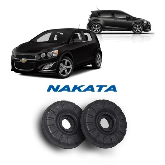 Imagem de Par Suporte Coxim Batente Dianteiro Gm Sonic 2012 2013 2014