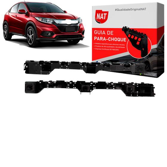 Imagem de Par Suporte Parachoque Honda HR-V 2015 Até 2021 Traseiro