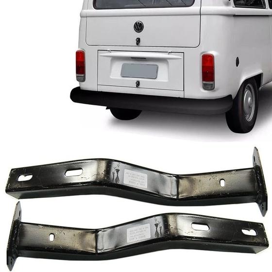 Par suporte parachoque traseiro kombi 1200 coruja 57 a 75 kombi clipper 76 a 97 Menor preço em Par suporte parachoque traseiro kombi 1200 coruja 57 a 75 kombi clipper 76 a 97