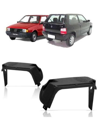 Imagem de Par Suporte Tampão Do Bagagito Fiat Uno 2 Portas Preto