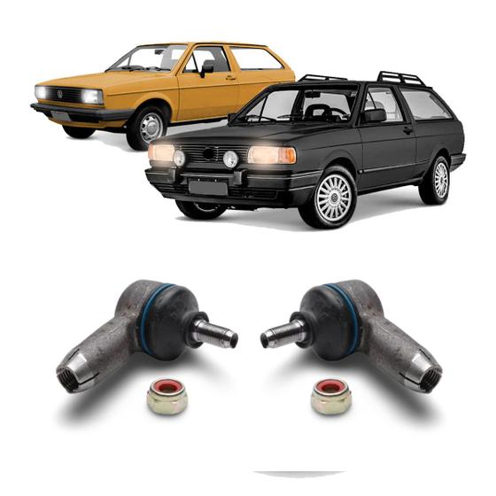 Imagem de Par Terminal Direção Ponteira Volkswagen Parati G1 1982 1983 1984 1985 1986 1987 1988 1989 1990 1991 1992 1993 1994 1995