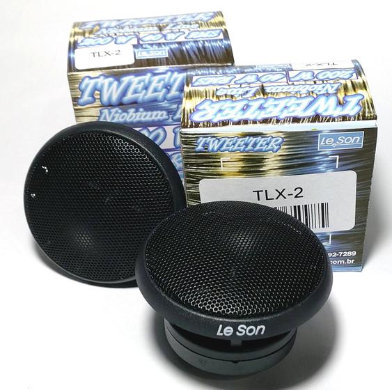 Imagem de Par Tweeter Tlx-2 Niobium Leson Com Tela 200 W