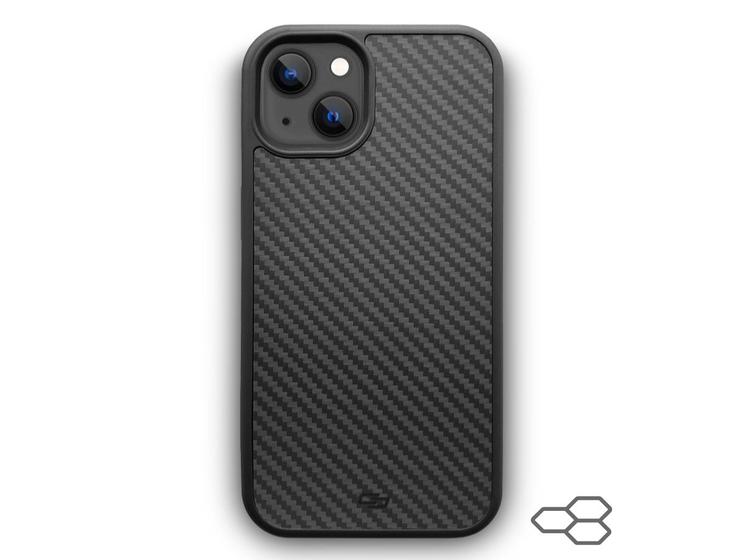 Imagem de Para iPhone 14 case grau militar em Fibra Carbono Premium luxo elegante durável série especial anti impacto antiqueda