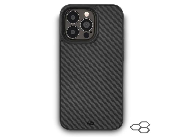 Imagem de Para iPhone 15 Pro Max case grau militar em Fibra Carbono Premium luxo elegante durável série especial anti impacto antiqueda