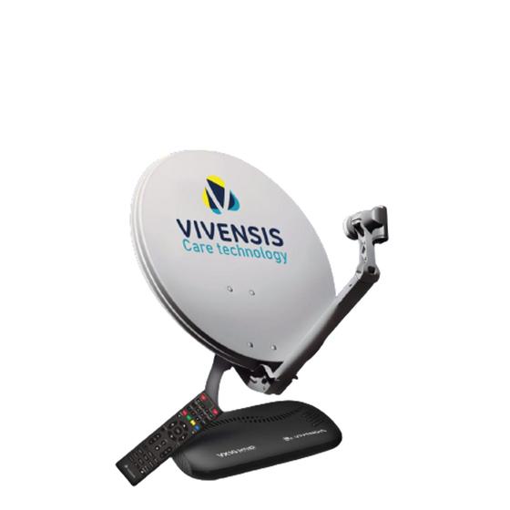 Parabólica Digital Vivensis TV Sat Completo - Receptor VX10 Full HD Menor preço em Parabólica Digital Vivensis TV Sat Completo - Receptor VX10 Full HD