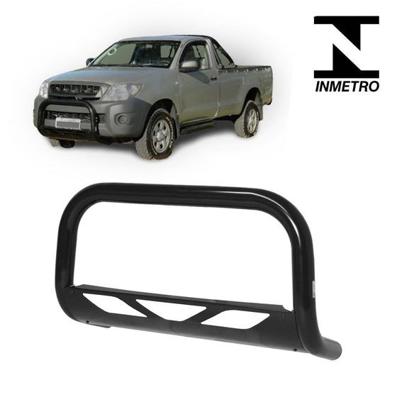 Imagem de Parachoque de Impulsão Hilux 2005 a 2015 com chapa Preto