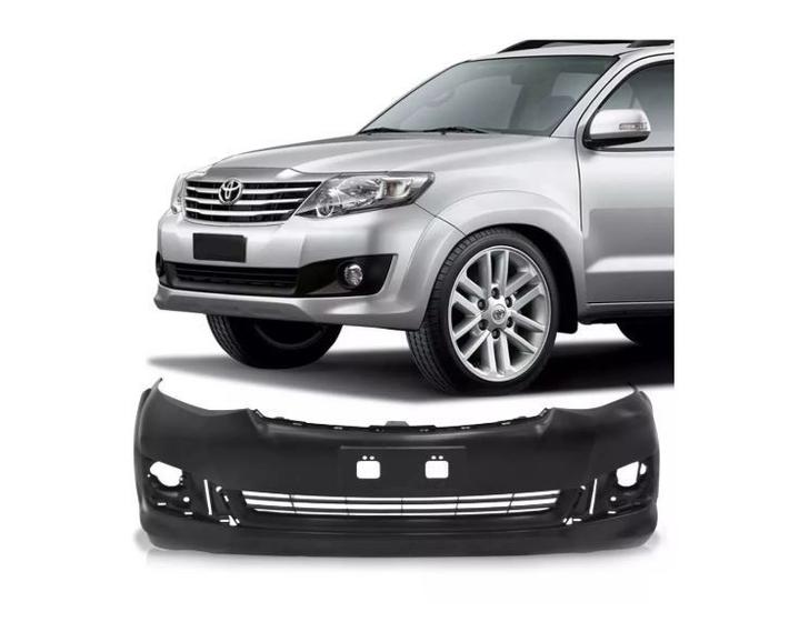 Imagem de Parachoque Dianteiro Toyota Hilux Sw4 2012 2013 2014 2015 Sem Furo Esguicho