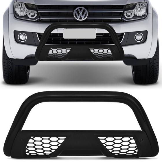 Parachoque Impulsão Quebra Mato Bepo Amarok 10 11 12 13 14 15 Preto com Grade Colmeia Menor preço em Parachoque Impulsão Quebra Mato Bepo Amarok 10 11 12 13 14 15 Preto com Grade Colmeia