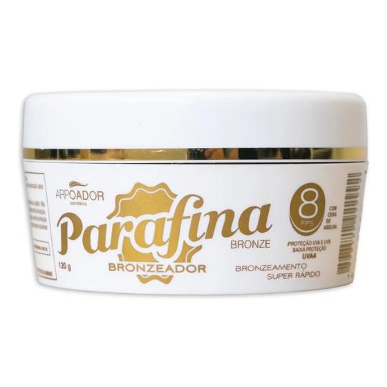 Imagem de Parafina Bronzeador FPS8 Cera De Abelha Pote 120g (992) Arpoador