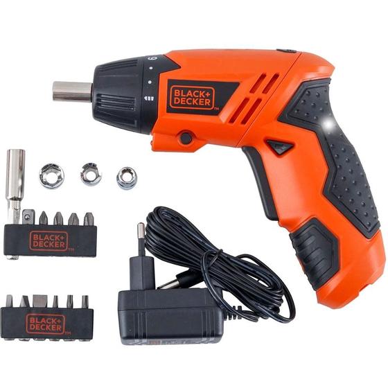 Imagem de Parafusadeira 1/4 Bateria 4,8v Bivolt Kc4815k- Black+Decker