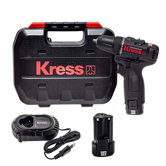 Imagem de Parafusadeira a Bateria 12v Motor Brushless Kua12.1 Kress 