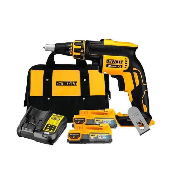 Imagem de Parafusadeira A Bateria 20V Drywall Dewalt Dcf620B + Kit