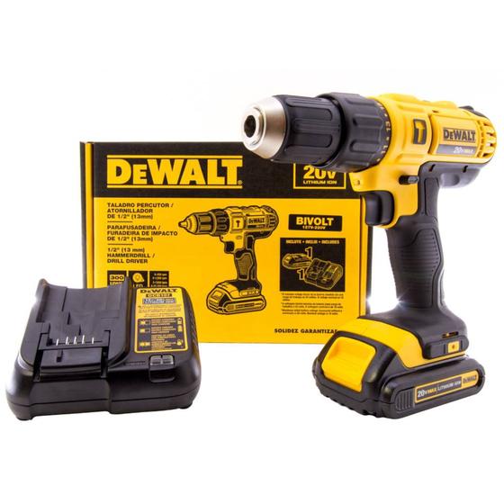 Parafusadeira A Bateria Dewalt - Bivolt / 12v / Dcd776lc1 Menor preço em Parafusadeira A Bateria Dewalt - Bivolt / 12v / Dcd776lc1