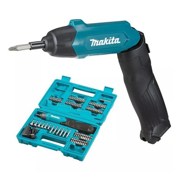 Parafusadeira Bateria 3,6V Biv. DF001DW Maleta 81 Pçs Makita Menor preço em Parafusadeira Bateria 3,6V Biv. DF001DW Maleta 81 Pçs Makita