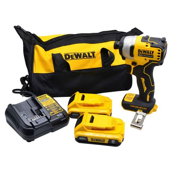 Imagem de Parafusadeira de Impacto 1/4" 20V MAX XR com bolsa DCF809D2 DEWALT