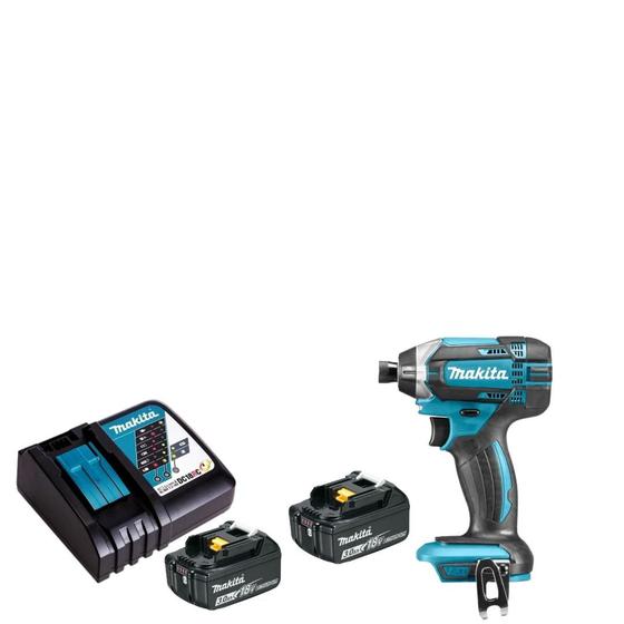 Imagem de Parafusadeira De Impacto 2 Baterias 18v Dtd152 Makita Bivolt