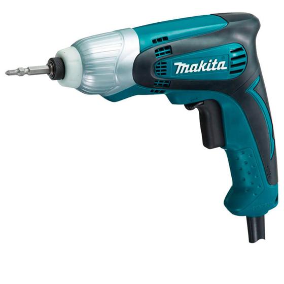 Imagem de Parafusadeira de impacto 220V elétrica 1/4" 230 watts Makita TD0100